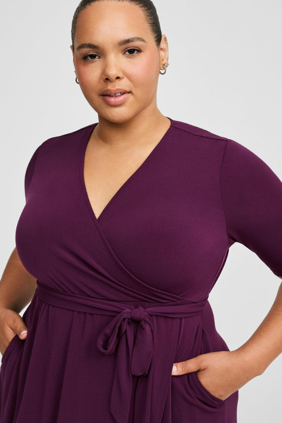 Vestido Midi Pulse- Plus Size Confortável e Elegante